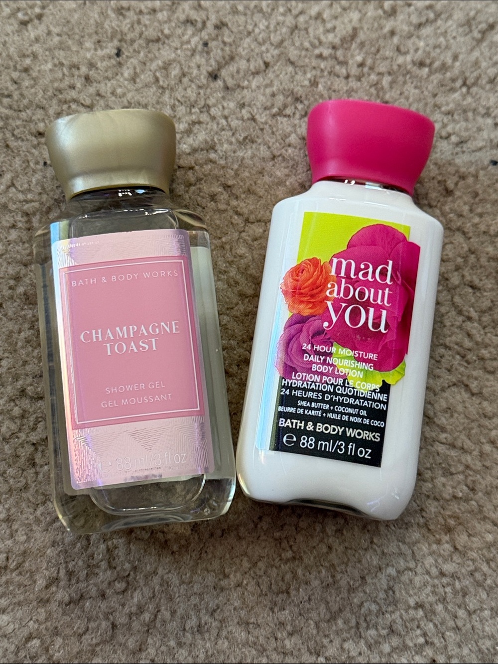 Bath & Body Works bundle! Travel lotion and body wash! New!